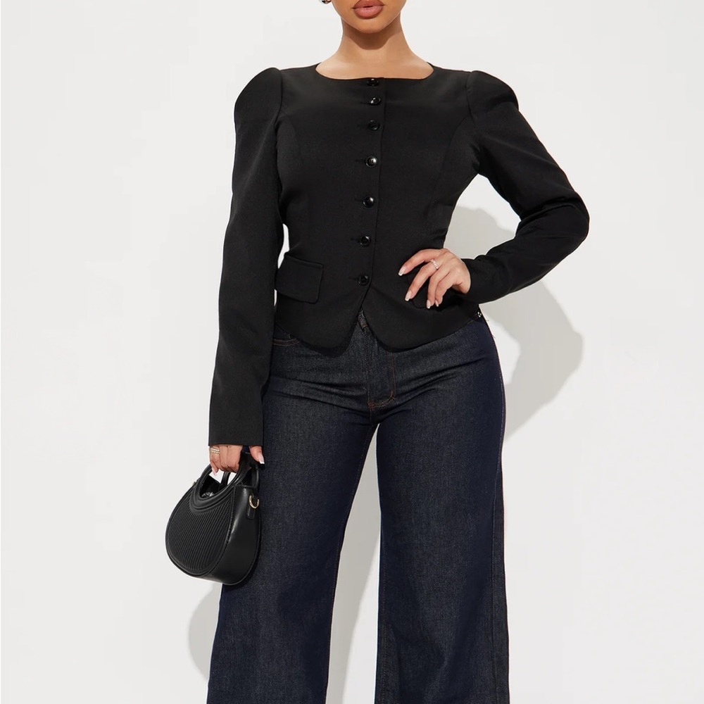 Elegant Black Women's Blazer